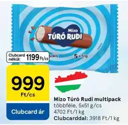 Tesco Mizo Túró Rudi Multipack ajánlat