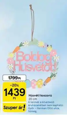 Tesco Húsvéti koszorú ajánlat