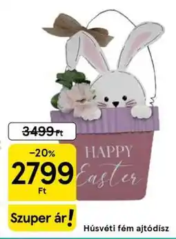 Tesco Húsvéti fém ajtódísz ajánlat
