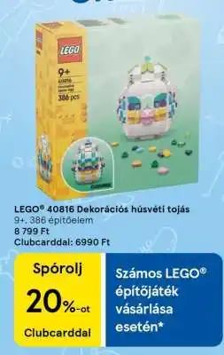 Tesco LEGO 40816 Dekorációs húsvéti tojás ajánlat