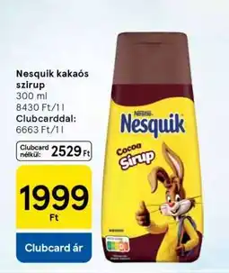 Tesco Nesquik kakaós szirup ajánlat