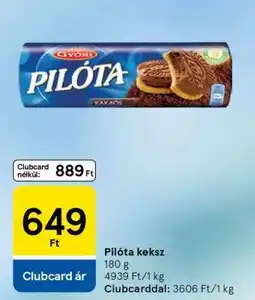 Tesco PILÓTA KEKSZ ajánlat