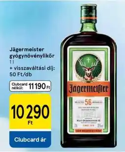 Tesco Jägermeister gyógynövénylikőr ajánlat