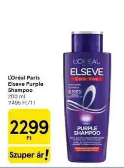 Tesco L’Oréal Paris Elseve Purple Shampoo ajánlat