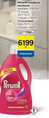 Tesco Perwoll folyékony mosószer ajánlat