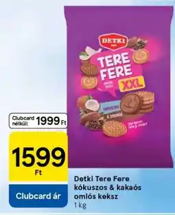 Tesco Detki Tere Fere kókuszos & kakaós omlós keksz ajánlat
