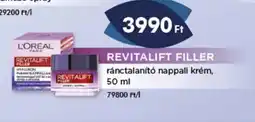 Azúr L'ORÉAL REVITALIFT FILLER krém ajánlat