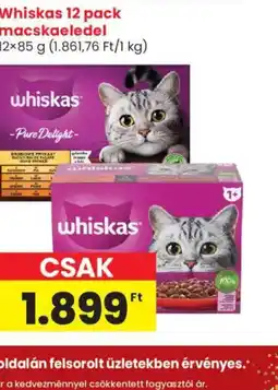 Spar Market Whiskas macskaeledel ajánlat