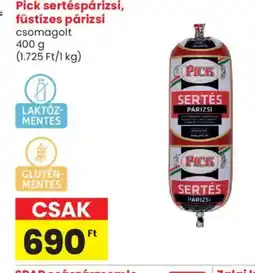 Spar Market Pick sertéspárizsi, füstízes párizsi ajánlat