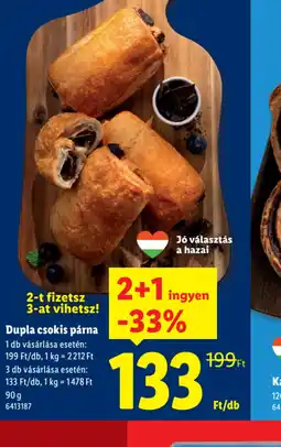 Lidl Dupla csokis párna ajánlat