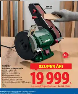 Lidl PARKSIDE Állványos szalagcsiszol ajánlat