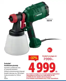 Lidl Parkside Festékszr pisztoly ajánlat