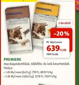 Fressnapf PREMIERE macskajutalomfalat ajánlat