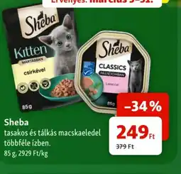 Fressnapf Sheba macskaeledel ajánlat