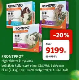 Fressnapf FRONTPRO rágtabletta kutyáknak ajánlat