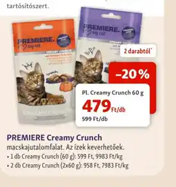 Fressnapf PREMIERE Creamy Crunch macskajutalomfalat ajánlat