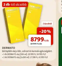 Fressnapf DERMATO bőrtáplál olaj ajánlat