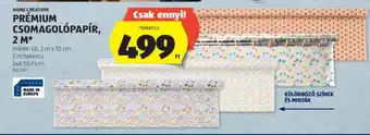 HOME CREATION PRÉMIUM CSOMAGOLÓPAPÍR, 2 M