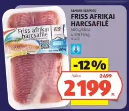 ALDI Friss, afrikai harcsafilé ajánlat