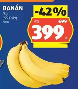 ALDI Banán ajánlat