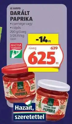 ALDI LE GUSTO DARÁLT PAPRIKA ajánlat