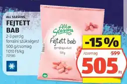 ALDI ALL SEASONS Fejtett Bab ajánlat