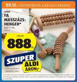 ALDI CRANE Fa Masszázshenger ajánlat