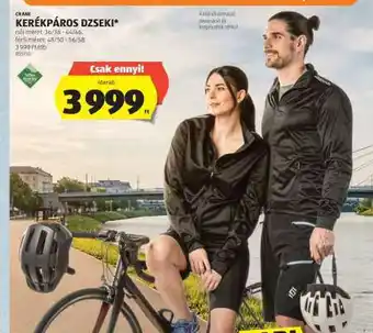 CRANE KERÉKPÁROS DZSEKI