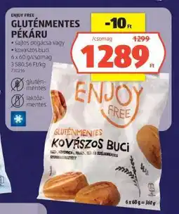 ALDI ENJOY FREE GLUTÉNMENTES PÉKÁRU ajánlat