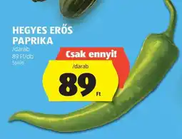 ALDI Hegyes erős paprika ajánlat