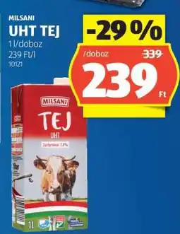 ALDI Milsani UHT Tej ajánlat