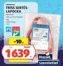ALDI Friss sertéslapocka ajánlat