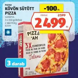 ALDI PIZZ'AH KÖVÖN SÜTÖTT PIZZA ajánlat
