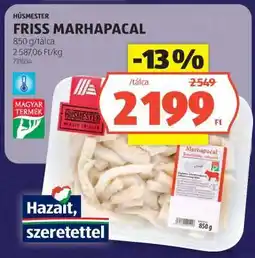 ALDI Húsmester Friss Marhapacal ajánlat