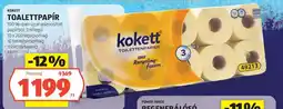 ALDI Kokett Toalettpapír ajánlat