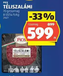 ALDI PICK Téliszalámi ajánlat