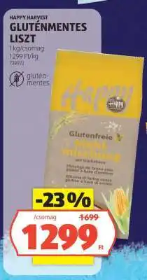ALDI HAPPY HARVEST GLUTÉNMENTES LISZT ajánlat