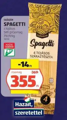 ALDI Császár Spagetti ajánlat