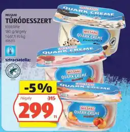 ALDI Milsani Túródesszert ajánlat