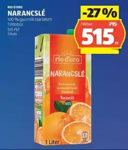 ALDI RIO D'ORO Narancslé ajánlat