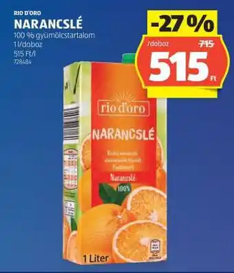 ALDI RIO D'ORO Narancslé ajánlat