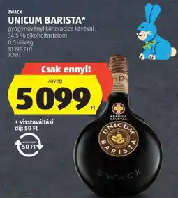 ALDI Unicum Barista ajánlat