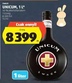 ALDI UNICUM, 1 L ajánlat
