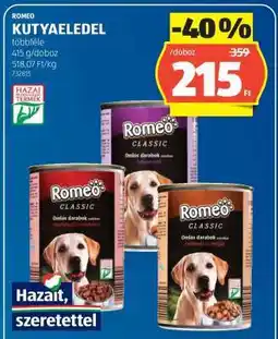 ALDI ROMEO KUTYAELEDEL ajánlat