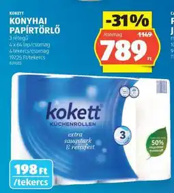 ALDI Kokett Konyhai Papírtörlő ajánlat