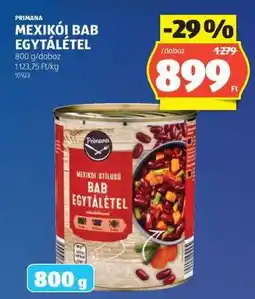 ALDI PRIMANA Mexikói Bab Egytálétel ajánlat