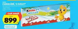 ALDI KINDER CSOKOLÁDÉ, 12 SZELET ajánlat