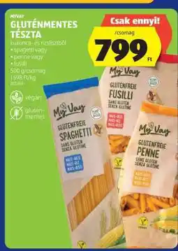 ALDI MYWAY GLUTÉNMENTES TÉSZTA ajánlat