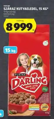 ALDI DARLING SZÁRAZ KUTYAELEDEL, 15 KG ajánlat