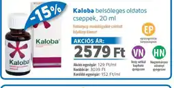Alma Gyógyszertárak Kaloba belsőleges oldatos cseppek ajánlat